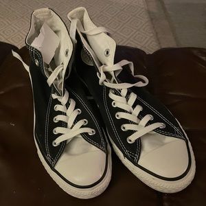 Black and White Converse High Top